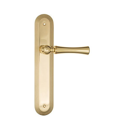 Дверная ручка на планке Fratelli Cattini FOGGIA PL288-OLV полированная латунь