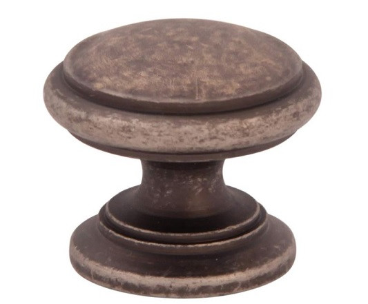 Мебельная ручка MELODIA 805 DAS ROUND CAP Античное серебро