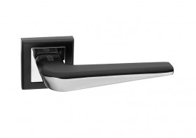 Ручка дверная PALIDORE A-250 GR/PC Черный/хром