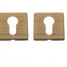 Накладка дверная под цилиндр Venezia CYL-1 FSS матовая бронза (2 шт.)