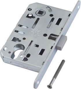 Замок межкомнатный магнитный под цилиндр AGB MEDIANA POLARIS B06103.50.06 без ответной планки хром