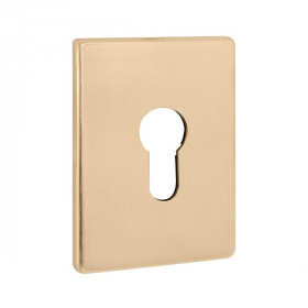 Накладка декоративная на цилиндр FUARO ESC 486-C RL SSG сатинированное золото