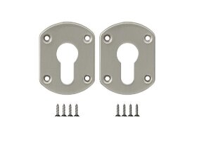 Накладка декоративная на цилиндр FUARO ESC031-SN-3 МАТОВЫЙ НИКЕЛЬ 2 шт