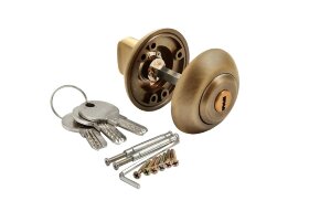 Завертка сантехническая с ключом MORELLI MH-CYL MAB матовая античная бронза