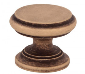 Мебельная ручка MELODIA 804 VG FLAT CAP D32 mm Старинная латунь