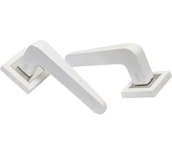 Ручка дверная PALIDORE A-250 WPC Белый/хром