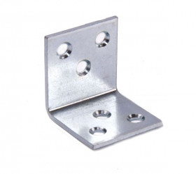 Уголок мебельный СКОБИС 30x30 30х30х30х2 цинк белый