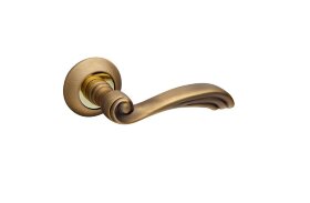 Ручка дверная FUARO OPERA RM AB/GP-7 Бронза/золото