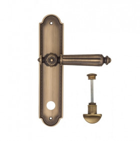 Дверная ручка на планке Fratelli Cattini TORCELLO WC-2 PL248-BY матовая бронза
