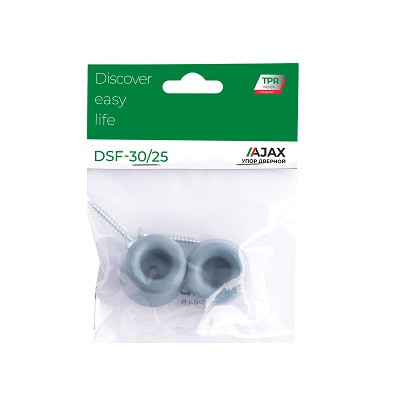 Упор дверной AJAX DSF-30/25 GREY серый