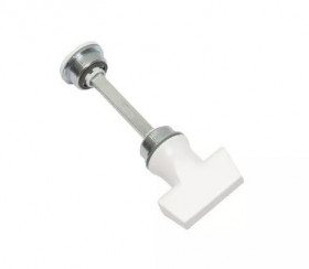 Завертка сантехническая Verum ATLANTA WC белый