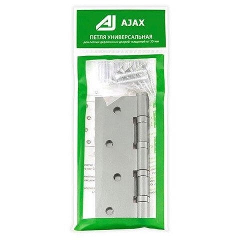 Петля универсальная AJAX 4B/P 100x70x2 SN матовый никель