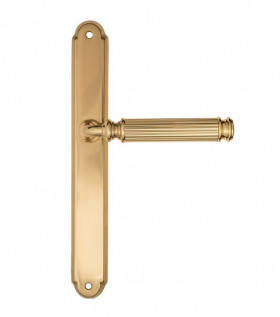 Дверная ручка на планке Fratelli Cattini ENCIA PL01-OLV полированная латунь