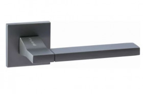 Ручка дверная PUERTO INAL 524-03 slim MBN Тирамису матовый черный никель