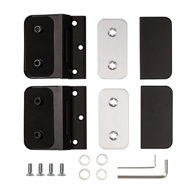 Петля для стеклянной двери ARMADILLO Space.GL.H01 2 шт BL черный