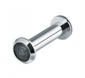 Глазок дверной AJAX DV-4/70-125 CP оптика пластик  хром