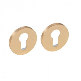 Накладка под цилиндр FUARO ET.R.ZLR52 SSG-39 сатинированное золото