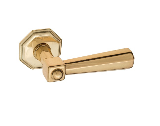 Ручка дверная Venezia FABIANA D85 полированная латунь