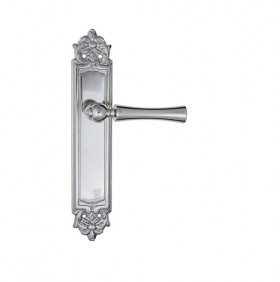 Дверная ручка на планке Fratelli Cattini FOGGIA PL96-CR полированный хром
