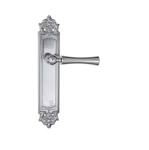 Дверная ручка на планке Fratelli Cattini FOGGIA PL96-CR полированный хром