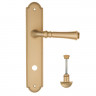Дверная ручка на планке Fratelli Cattini GRACIA WC-2 PL257-BS матовая латунь