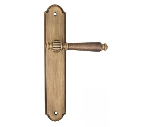 Дверная ручка на планке Fratelli Cattini MARANI PL257-BY матовая бронза