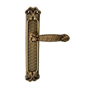 Ручка на планке CLASS 1090 Crystal Pass Матовая бронза проходная