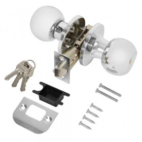 Ручка защелка PUNTO DK672/BL CP-ET ключ/фиксатор хром