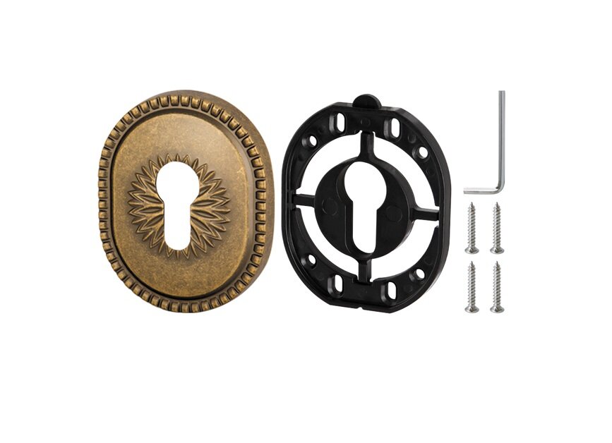 Накладка декоративная на цилиндр ARMADILLO ET-DEC CL (ATC Protector 1) OB-13 Античная бронза