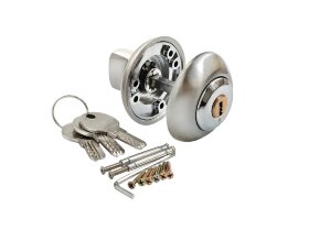 Завертка сантехническая с ключом MORELLI MH-CYL SN/CP белый никель/полированный хром