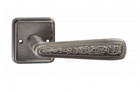Ручка дверная VAL DE FIORI INDH 703-72 PAI Николь серебро античное блестящее