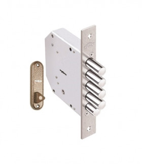 Замок врезной сувальдный с задвижкой ЭЛЬБОР Гранит 1.06.21.КМА 5 кл