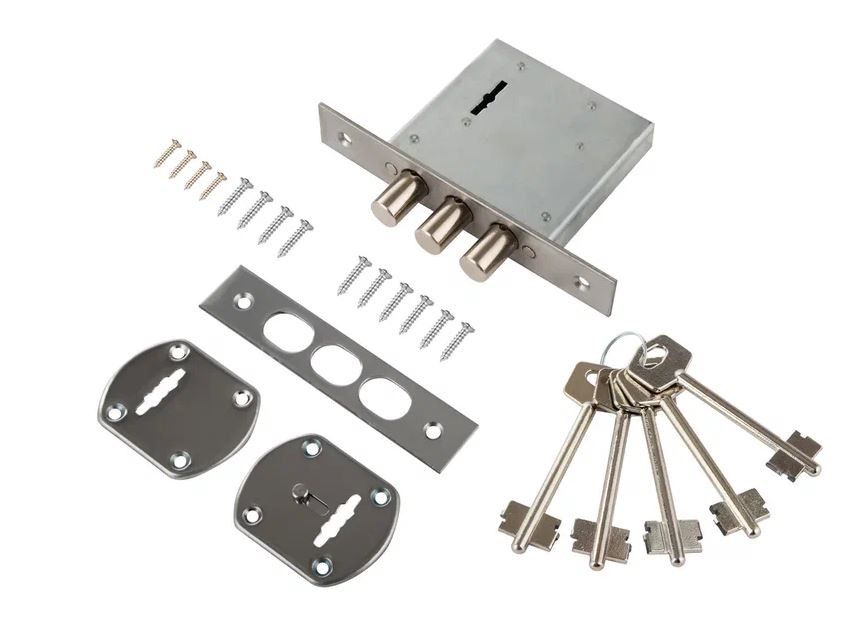 Врезной замок PALIDORE l08 pc хром блестящий