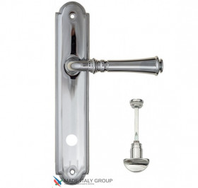 Дверная ручка на планке Fratelli Cattini GRACIA WC-2 PL257-CR полированный хром