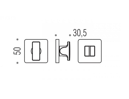 Завертка сантехническая COLOMBO BT19BZG6-CR полированный хром