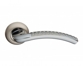 Ручка дверная PALIDORE A-59 HHP Белый никель