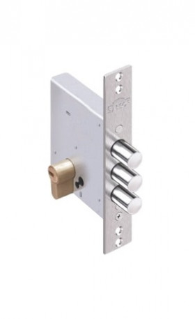 Корпус врезного замка ЭЛЬБОР Лазурит 1.01.07