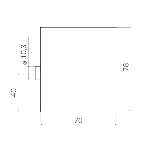 Замок навесной PUNTO PK-1480 3key блистер диск.ключ