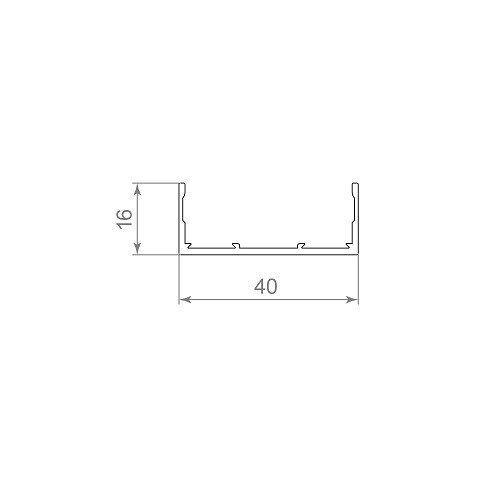 Крышка вертикальная ARMADILLO SWD/SLD.Scope 40/16/3200 cover BL 3,2 м