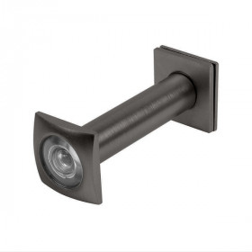 Глазок дверной FUARO DV-Q 4/130-70/Z GR-23 оптика пластик графит