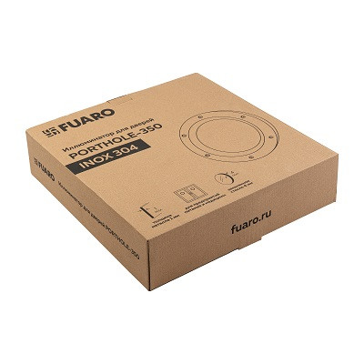 Иллюминатор для дверей FUARO PORTHOLE-350 INOX 304 диаметр 350 мм