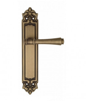 Дверная ручка на планке Venezia CALLISTO PL96 матовая бронза