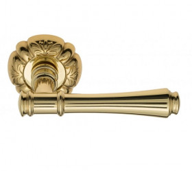 Ручка дверная Venezia CALLISTO D5 полированная латунь