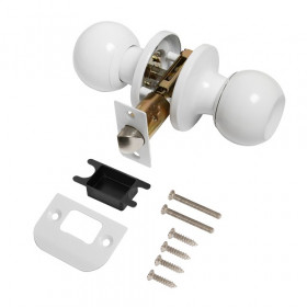 Ручка защелка PUNTO DK672/BL WH-PS без фиксатора белый