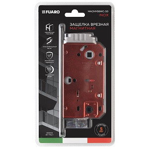 Магнитная защелка FUARO MAGNM96WC-50/BL INOX SN-3 матовый никель блистер