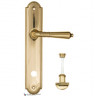 Дверная ручка на планке Fratelli Cattini TOSCANA WC-2 PL257-OLV полированная латунь