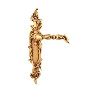 Ручка на планке CLASS 1100/1130 Jumana Pass Золото 24К + коричневый + SS проходная