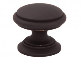 Мебельная ручка MELODIA 805 ROUND CAP D32 mm Графит