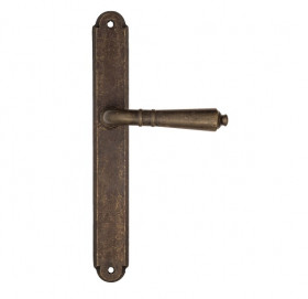 Дверная ручка на планке Fratelli Cattini TOSCANA PL01-BA античная бронза