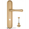 Дверная ручка на планке Fratelli Cattini GRACIA WC-2 PL288-BS матовая латунь